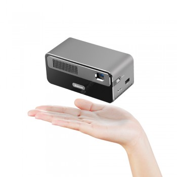 Alfawise HDP300 DLP 1080P 300 ANSI Lumens Smart Mini Projector Portable Home Cinema with 7000mAh Battery Hi-Fi Stereo Speaker Bluetooth