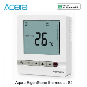 Aqara S2 WiFi Smart Thermostat Temperature Controller for Water / Electric Floor Heating Water / Gas Boiler Works with Mijia APP
