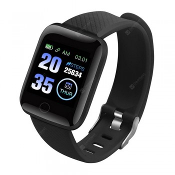 Gocomma 116 Plus Smart Watch Color Screen Smart Watch Heart Rate Blood Pressure Monitoring Pedometer Sports Smartwatch
