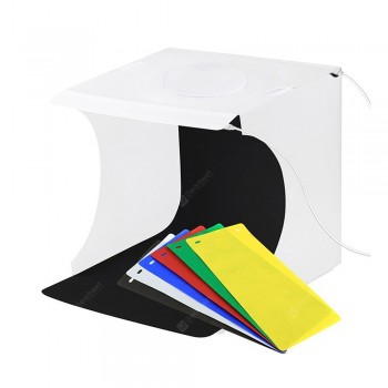 2 LED Lights Highlight Portable Photography Box Studio Kit Mini Photo Props Photographic Equipment