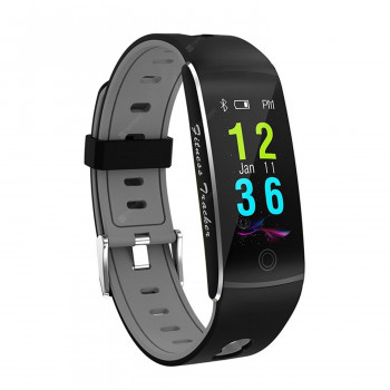 F10TA Body Temperature Bracelet Exercise All Day Temperature Heart Rate Blood Pressure Oxygen Monitoring Glass Smart Bracelet