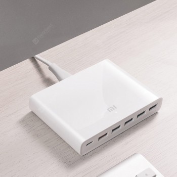Original Xiaomi USB-C 60W Charger Output Type-C 6 USB Ports QC 3.0 Quick Charge For Smart Phone Tablet