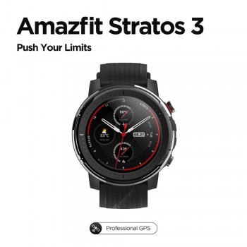 Global Version New Amazfit Stratos 3 Smart Watch GPS 5ATM Bluetooth Music Dual Mode 14 Days Smartwatch For Android 2019