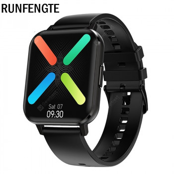 RUNFENGTE 1.78 inch Full Touch Screen Bluetooth Calling DTX Smartwatch Men IP68 Waterproof Sports Smart Watch Heart Rate Monitor Fitness Tracker