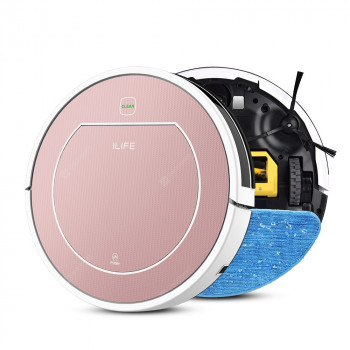 ILIFE V7s Plus Robot Vacuum Cleaner Sweep and Wet Mopping Disinfection For Hard Floors Carpet Run 120mins Automatically Charge