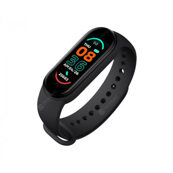 2021 New M6 Smart Bracelet Watch Fitness Tracker Heart Rate Blood Pressure Monitor Color Screen IP67 Waterproof For Mobile Phone